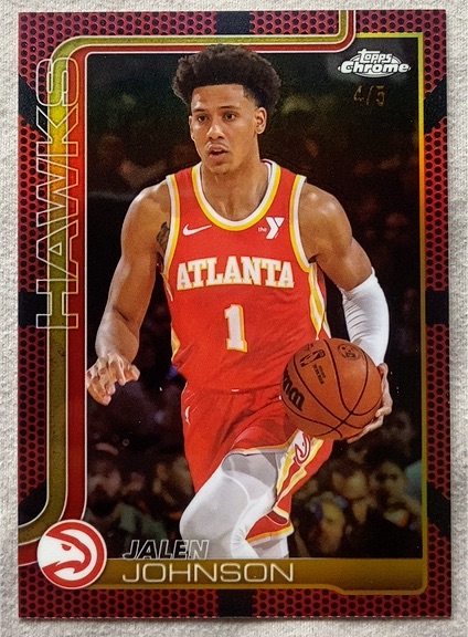 2025-26 Topps Chrome #56 Jalen Johnson — front