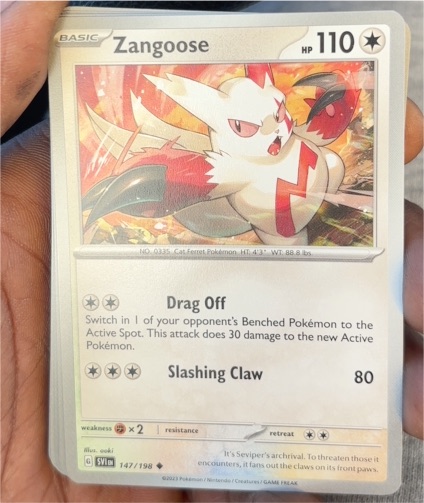 2023 Pokemon Scarlet & Violet #147 Zangoose — front