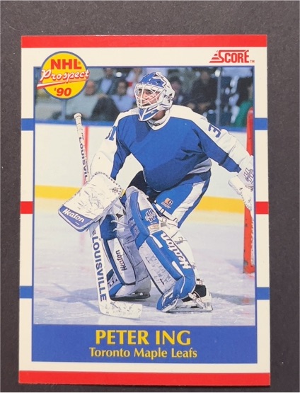 1990-91 Score #414 Peter Ing Rookie — front