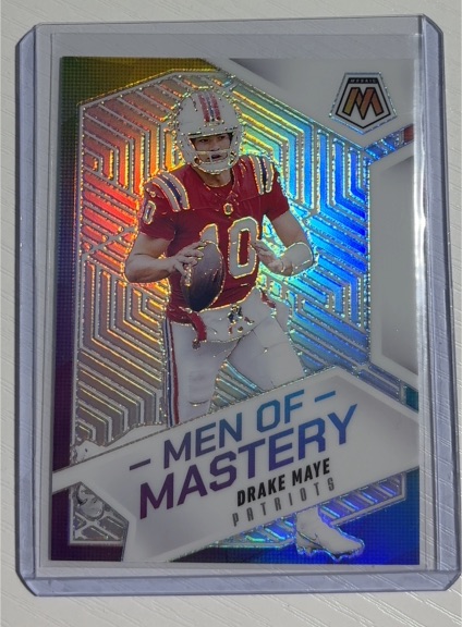 2025 Panini Mosaic #3 Drake Maye Men of Mastery — front