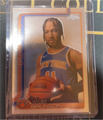 2025-26 Topps Chrome #101 Jalen Brunson — front
