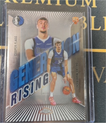 2025 Topps Chrome #GR-1 Cooper Flagg Generation Rising Rookie Card — front