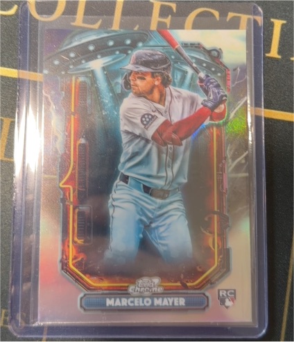2025 Topps Chrome Cosmic #ET-35 Marcelo Mayer Extraterrestrial Talent RC — front