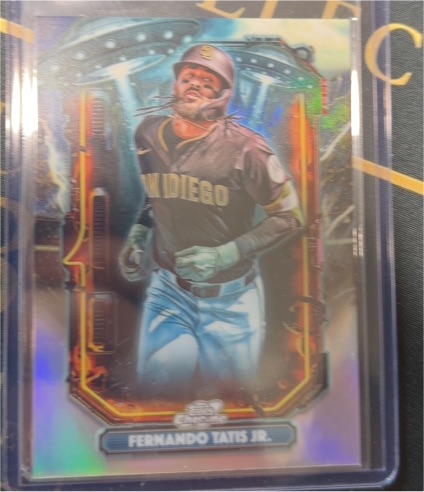 2025 Topps Cosmic Chrome #ET-11 Fernando Tatis Jr. Extraterrestrial Talent — front