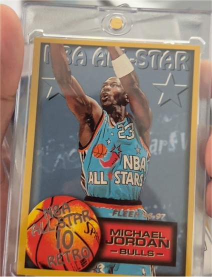 1996-97 Fleer NBA All-Star Retro #282 Michael Jordan — front