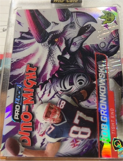 2024 Wild Card Dino-Might #6 Rob Gronkowski — front
