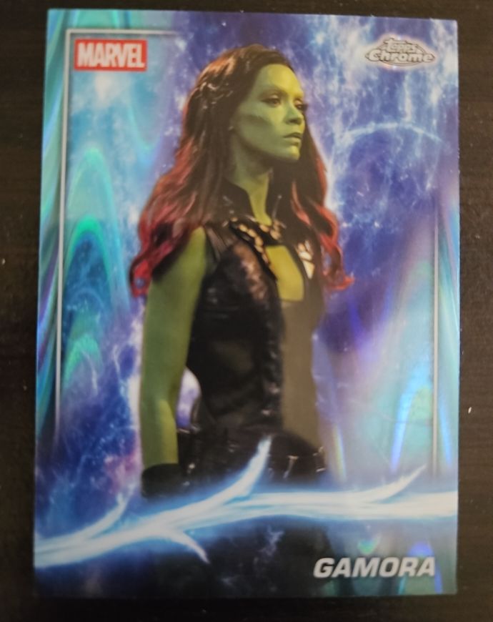 2025 Topps Chrome Marvel Studios #48 Gamora — front