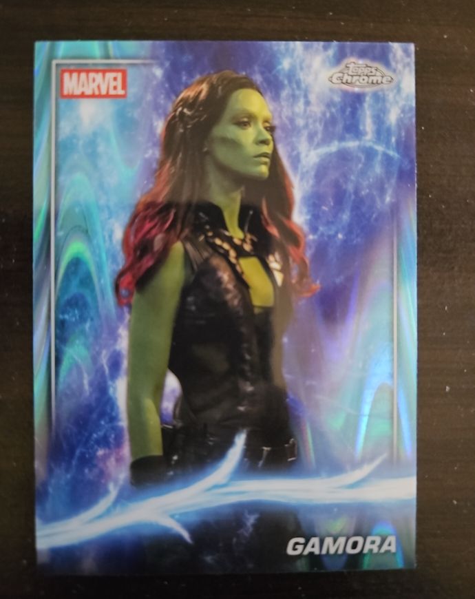 2025 Topps Chrome Marvel Studios #48 Gamora — front