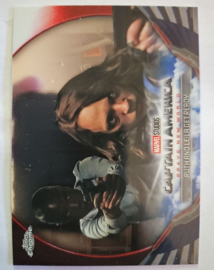 2025 Topps Chrome Marvel Studios Captain America #BNW-20 Ruth and Leila Get Ready — front