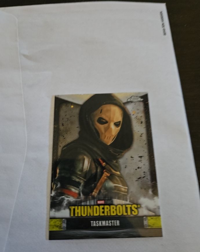 2025 Topps Marvel Studios Chrome Thunderbolts #T-2 Taskmaster — front