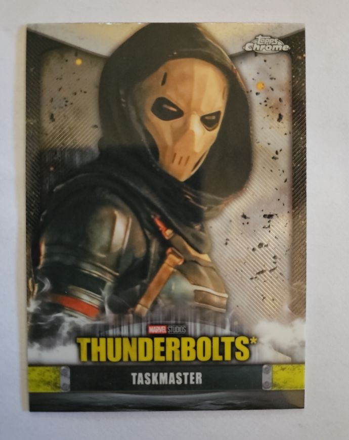 2025 Topps Chrome Marvel Studios Thunderbolts #T-2 Taskmaster — front