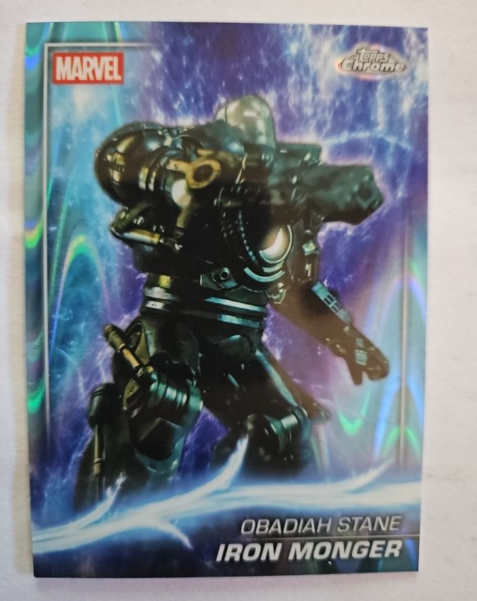 2025 Topps Chrome Marvel Studios #3 Obadiah Stane Iron Monger — front