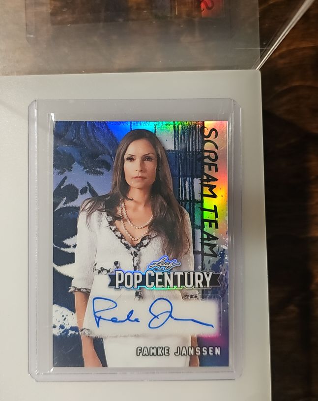 2025 Leaf Pop Century Scream Team #ST-FJ1 Famke Janssen — front