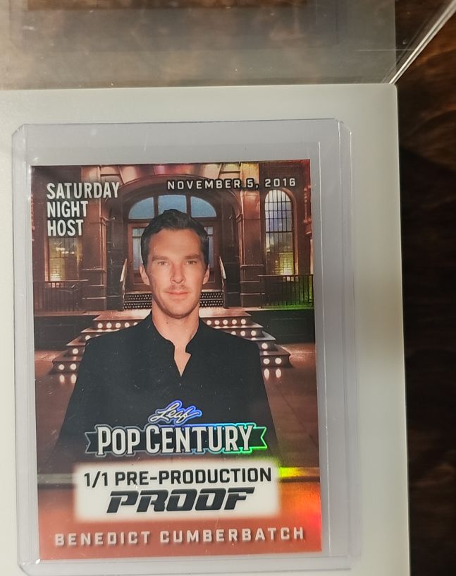 2025 Leaf Pop Century 1/1 Pre-Production Proof Benedict Cumberbatch — front