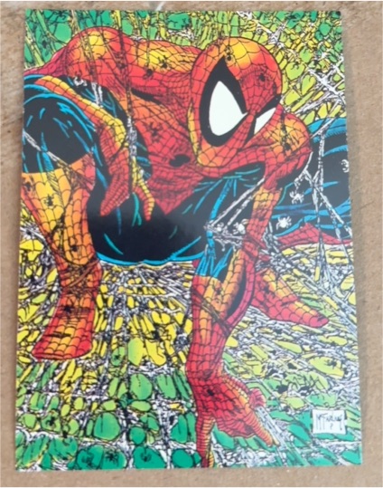 1992 Comic Images Marvel Spider-Man The McFarlane Era #1 The Beginning — front