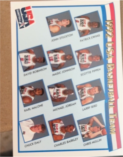 1991-92 Hoops McDonald's #62 1992 USA Basketball Team — front