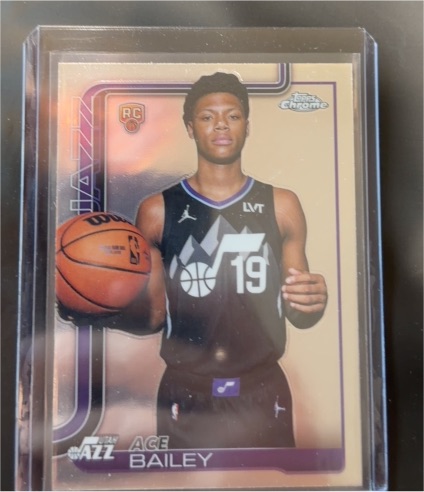 2025-26 Topps Chrome #255 Ace Bailey — front