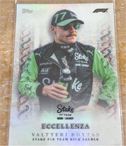 2024 Topps Formula 1 Eccellenza La Passione #Valtteri Bottas — front
