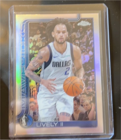 2025-26 Topps Chrome #72 Derrick Lively II — front