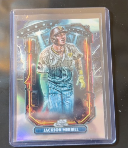 2025 Topps Cosmic Chrome #ET-21 Jackson Merrill Extraterrestrial Talent — front