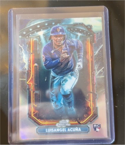 2025 Topps Cosmic Chrome #ET-31 Luisangel Acuna Extraterrestrial Talent — front