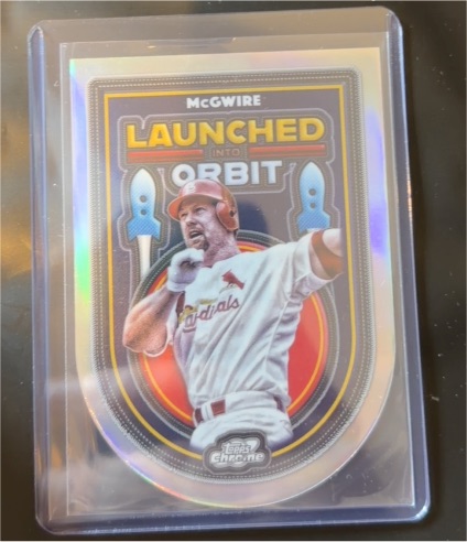2025 Topps Chrome Cosmic #LIO-4 Mark McGwire — front