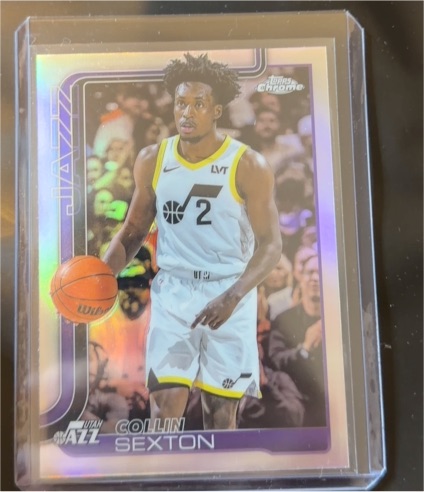 2025-26 Topps Chrome #210 Collin Sexton — front