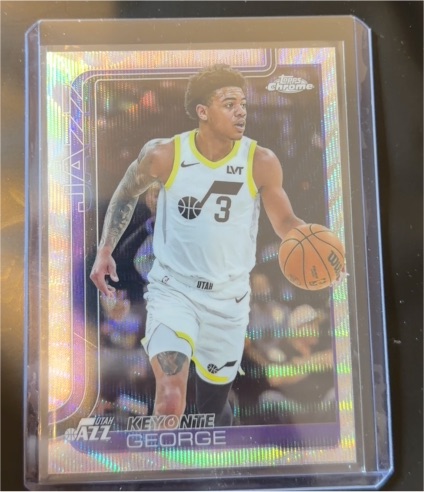2025-26 Topps Chrome #235 Keyonte George — front