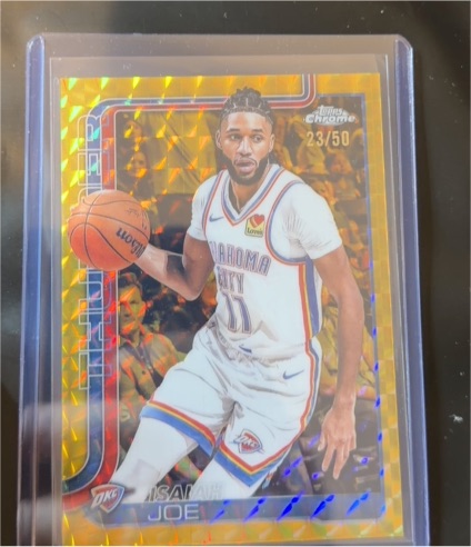 2025-26 Topps Chrome #121 Isaiah Joe — front