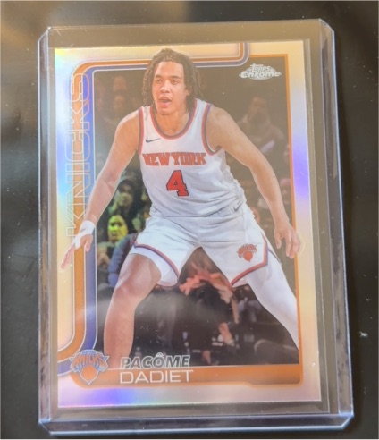 2025-26 Topps Chrome #111 Pacome Dadiet — front
