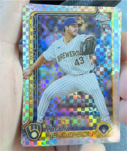 2025 Topps Chrome Update #US137 Logan Henderson — front