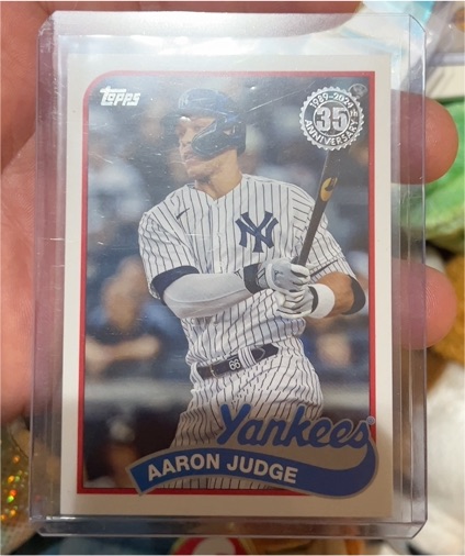 2024 Topps #89B-31 Aaron Judge 1989 Topps Baseball 35th Anniversary — front