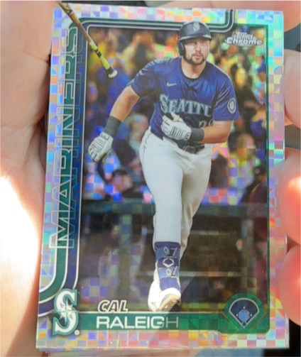 2025 Topps Chrome Update #USC45 Cal Raleigh — front