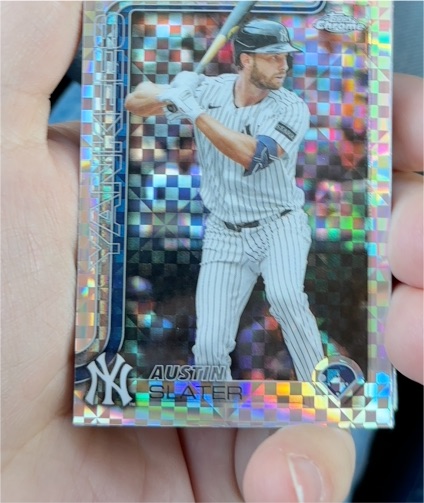 2025 Topps Chrome Update RAYWAVE #USC137 Austin Slater — front