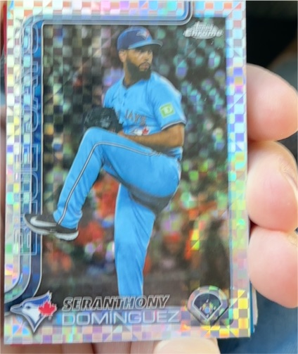 2025 Topps Chrome Update #USC100 Seranthony Dominguez — front