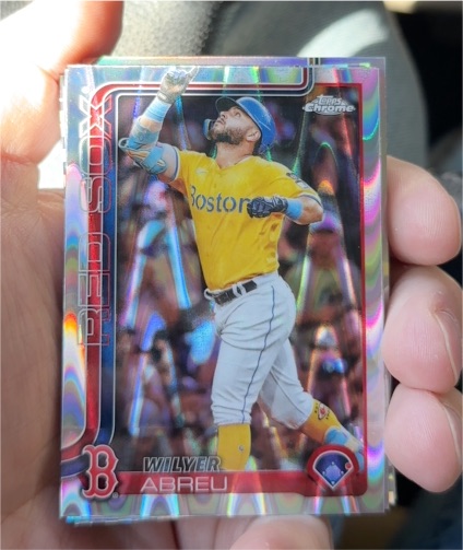2025 Topps Chrome #367 Wilyer Abreu — front