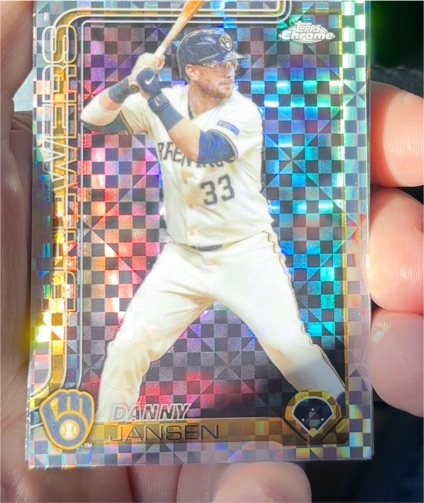 2025 Topps Chrome Update #USC122 Danny Jansen — front
