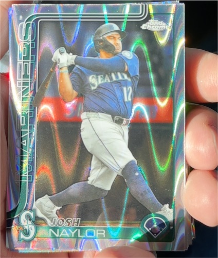 2025 Topps Chrome #12 Josh Naylor — front