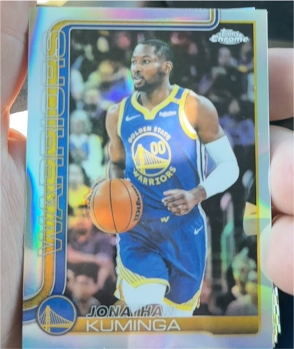 2025-26 Topps Chrome #211 Jonathan Kuminga — front