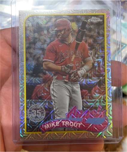 2024 Topps Chrome #T89C-3 Mike Trout — front