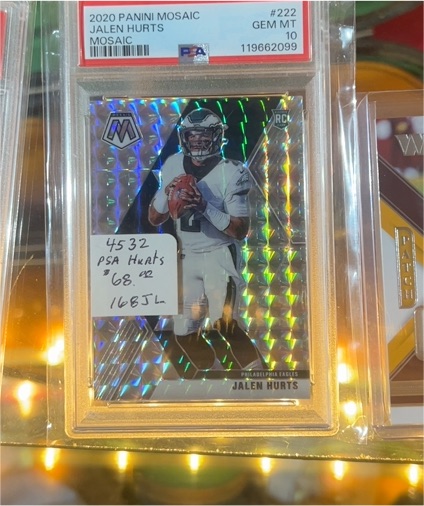 2020 Panini Mosaic #222 Jalen Hurts — front