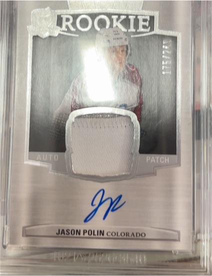 2021 Upper Deck Rookie Patch Auto #Jason Polin — front