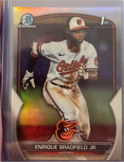 2023 Bowman Draft Chrome #BDC-188 Enrique Bradfield Jr. — front