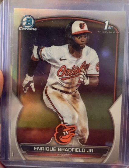 2023 Bowman Chrome Draft #BDC-188 Enrique Bradfield Jr. — front