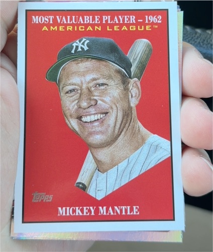 2025 Topps Update Series #MV-35 Mickey Mantle — front