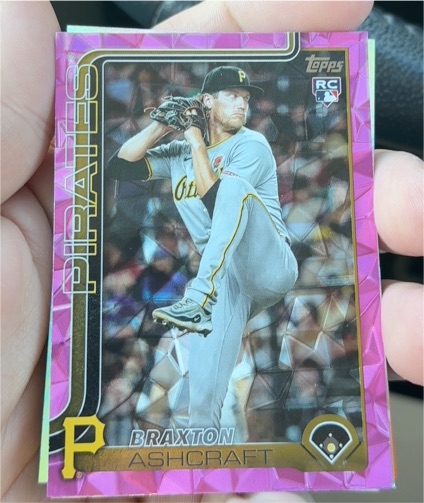 2025 Topps Update Series #US32 Braxton Ashcraft — front