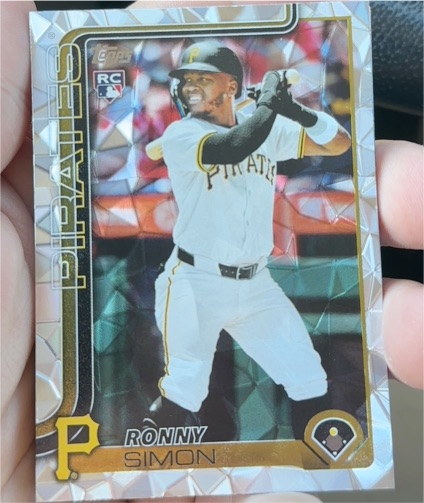2025 Topps Update #US111 Ronny Simon — front