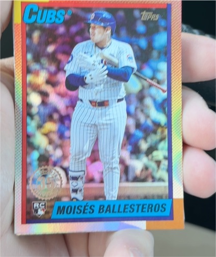 2025 Topps Update Baseball 1990 Topps Moises Ballesteros #U90-12 — front
