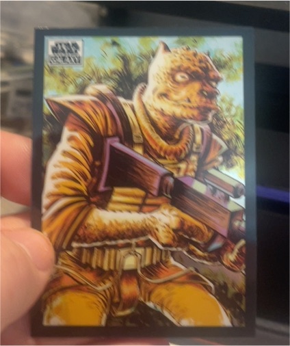 2022 Topps Chrome Star Wars Galaxy #96 Bossk — front