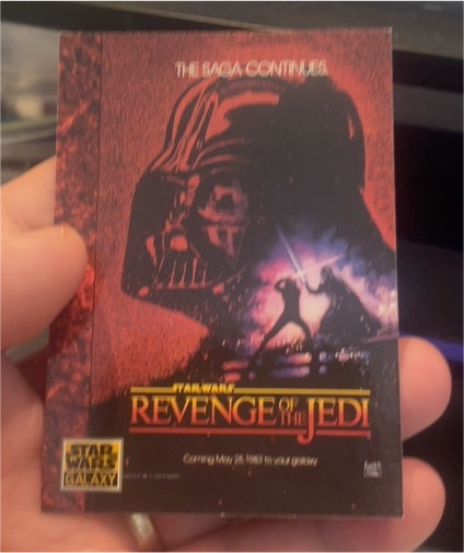 1993 Topps Star Wars Galaxy #73 Darth Vader — front